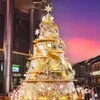 3- 50m Marco grande Árbol de Navidad hecho a medida Decoración exterior para centros comerciales navideños Iluminación de proyecto para check-ins en redes sociales