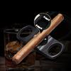 Baicheng Tijeras de Acero Inoxidable de Doble Filo para Cortar Puros Cubanos Herramientas para Puros Set para Fumar Boutique