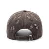 Sombrero Gorra con Visera para Hombre Calle Denim Desgastado para Mujer Estilo Coreano Pareja Trendy Marca Letra Bordada Gorra de Béisbol