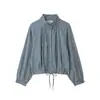 Bestseller transfronterizo de AliExpress moda femenina nueva primavera chaqueta a cuadros de manga larga con cuello alto simple 2298151
