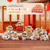 Artículo Popular de Celebridad de Internet: Gato Siamés Vida Diaria Feliz Caja Sorpresa Figura Gatito Decoración de Escritorio Artesanía de Resina Caja Sorpresa