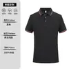 Ropa de Trabajo de Manga Corta con Cuello de Solapa de Verano Herramientas de Catering Cultura Publicitaria Camisa POLO Estampado de Logo Ropa de Trabajo Camiseta Bordada