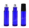 Frasco Roll-on Âmbar 10ml Frasco de Vidro para Óleo Essencial Vidro Azul Espesso Frasco de Amostra de Perfume Pronto para Venda