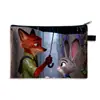 Estuche para Lápices de Gran Capacidad, Bolsa para Guardar Monedas, Portatarjetas de Recompensa para Estudiantes, Almacenamiento de Papelería, Billetera Grande para Monedas de Zootopia 2