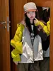 Chaqueta con capucha para niña Primavera y Otoño 2026 Nueva Moda Cortavientos para Niños, Chaqueta con Cremallera para Niños Mayores