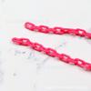 Accesorios de joyería DIY, cadena en forma de U cerrada fluorescente de 13 x 8 mm, cadena para bolso, pantalones, sombrero, ala, precio de 1 metro