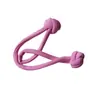 Corda de cabelo rosa dopamina para rabo de cavalo alto artefato anti-queda botão de nó corda de cabelo elástico alto elástico de cabelo grosso