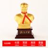 Venta al por mayor de fábrica Adornos de bronce del Presidente Mao adornos para coche bronce del abuelo Mao retrato de oficina de un gran hombre