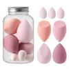 Set de Esponjas de Maquillaje Transfronterizo, Esponja de Polvo Flotante sin Látex, Esponja Cushion para Maquillaje, No Absorbe el Polvo, Doble Uso para Aplicación Seca y Húmeda