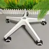 Ruedas Giratorias Negras para Silla, Patas de Silla, Pies de Nylon, Patas de Cinco Estrellas, Patas para Silla de Computadora, Accesorios de Oficina, Base de Soporte