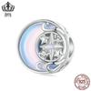 Aifule original transfronteiriço popular S925 Prata Esterlina Lua Toldo estrela com contas soltas contas para joias DIY acessórios