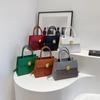 Bolso de mujer 2024, nuevo bolso de mano retro de moda europea y americana, bolso de hombro con estampado de cocodrilo, bolso cruzado de gran capacidad