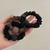 Nuevas y elegantes gomas para el pelo geométricas sencillas, versátiles y elegantes, pequeñas diademas de estilo coreano, elásticos para el pelo y elegantes accesorios para el pelo para mujer