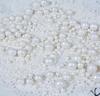 Cuentas grandes y pequeñas de azúcar blanco perlado comestibles para hornear, cuentas decorativas para pasteles, postres, crema, siete piezas para el cabello