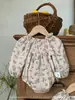 Ropa para niños Jenny, ropa de bebé, mamelucos de algodón grado A, mameluco floral dulce estilo coreano para bebés niñas, con intrincados detalles