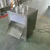 Fatiador Comercial de Pera, Fatiador de Maçã e Mandioca por Pressão para Baixo, Fatiador Totalmente Automático de Melão Cantaloupe
