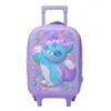 Nueva Maleta de Ruedas Smiggle Australiana para Niños Estudiante de Primaria Dibujos Animados Linda Ligera Mochila de Gran Capacidad