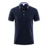 Camisa Polo para Hombre de Manga Corta de Seda Helada Camiseta de Verano para Hombre Polo Publicitario Camisa Cultural Camisa Fija para el Trabajo Ropa de Trabajo Camisa de Manga Corta