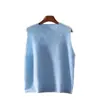 Chaleco de forro polar con cuello redondo para mujer, tejido suave y texturizado, estiliza para otoño e invierno, adecuado para capas, prenda exterior de color liso