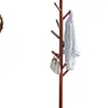 Perchero de Madera Maciza Perchero de Pie para Ropa Sala de Estar Oficina Mesita de Noche Dormitorio Hogar Perchero Vertical