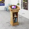 Podio para Maestro de Escuela, Mostrador de Recepción, Mostrador de Bienvenida, Mostrador de Anfitrión, Podio Multimedia
