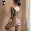 Love Ruo lencería sexy sexy gratis off una pieza malla talla grande una pieza ropa interior tentación medias de seda negra red de pesca 40