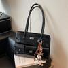 Bolso de Hombro Retro de Gran Capacidad Transfronterizo para Viajes Diarios para Mujer 2025 Nuevo Maletín Sencillo Bolso Tote Versátil