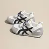 Zapatos Deportivos Casuales Retro de Cuero Transpirable Forrest Gump para Mujer 2025 Nuevos de Moda con Suela Gruesa para Correr
