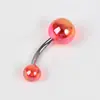 Piercing de Umbigo Transfronteiriço Borla Personalizado Exagerado Moda Body Piercing Joia Lantejoula Estrela Ponto Anel Acrílico Atacado