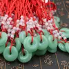 Fivela de segurança de jade sintético suprimento para barraca exposição de templo presente pingente de fivela de segurança fabricantes de fivelas de segurança de jade branco sintético