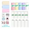 Papel de Impressão para Correção de Erro da Máquina Meow Meow Transfronteiriça 57x30 Papel para Impressora Mini 57X25 Papel de Impressão Autoadesivo para Correção de Erro