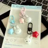 Fábrica de Origen Creativo Lindo Dibujo Animado Estilo Japonés Conejo Miffy Dibujo Animado Campana Colgante Bolsa para Llaves Colgante para Teléfono Móvil