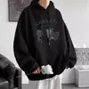 Sudadera con Capucha Pulóver Delgada Regular Holgada Moderna Sudadera Top Estudiante Chaqueta con Capucha Unisex Marca de Moda Primavera y Otoño
