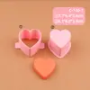 Moldes creativos para paletas de la serie geométrica, con diseños hexagonales y en forma de corazón, para manualidades de fondant caseras y repostería creativa