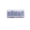 Traje 300 doble aro no aplastado Luya señuelo artificial lentejuelas dos conectores de anzuelo o-ring herrajes de acero inoxidable
