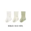 Calcetines de Algodón Peinado para Bebé Elefante Color Sólido Calcetines para Niños de Media Pantorrilla Calcetines para Bebé Costura Plana Puño Suelto Calcetines Antibacterianos para Bebés