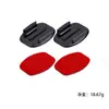 Accesorios GoPro 2 bases planas con adhesivo 3M soporte para perro Dajiang accesorios para cámara deportiva adhesivo de fijación suministro directo de fábrica