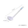 10 Colheres de Melamina Estilo Japonês Casco de Tartaruga para Uso Comercial, Colheres Longas para Hot Pot Picante e Sopas de Macarrão, Colheres de Sopa Grandes de Plástico com Cabo Longo
