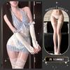 Lingerie Sexy para Mulheres, Traje de Empregada Sedutor e Brincalhão com Apelo Fofo e de Desejo Puro, Apresentando Laços Sexys