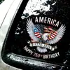 Pegatinas Populares Transfronterizas para Coche, Pegatinas Conmemorativas del 250 Aniversario Americano, Calcomanías para Ventana de Coche de Amazon, Pegatinas de Bandera de Águila