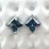 Trevo de Quatro Folhas Colorido Corte Radiante Zircônia Pedra Solta Zircônia Cúbica Acessórios de Joias Transfronteiriços Acessórios de Pedras Preciosas