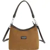 Bolsa de Axila Cor Sólida Moda Tendência para Mulheres Outono 2025 Nova Bolsa de Axila Melard Versátil Fashionável Nova Bolsa de Ombro