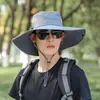 Sombrero para Hombre, Sombrero de Sol de Secado Rápido para Hombre de Verano, Nuevo Sombrero de Pescador Transpirable para Exteriores, Sombrero de Protección Solar Transfronterizo para Adultos al por Mayor