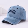 Gorra de béisbol con lazo para niños y niñas, transpirable, para primavera y verano