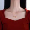 Collar de cuentas de oliva para mujer, diseño de nicho, simple, a la moda, versátil, cuentas de la suerte, lujo ligero, personalidad, cadena para la clavícula de moda