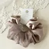 2026 Nuevo Coletero de Satén y Organza Patchwork con Pedrería para Cola de Caballo, Moño, Lazo para el Cabello, Accesorio para el Cabello de Primavera y Verano