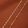 Conjunto de Tornozeleiras Europeias e Americanas Transfronteiriças com Laço, Corrente Cubana, Contas em Formato de Coração, Espinha de Peixe e Strass. Acessórios Simples para Mulheres.