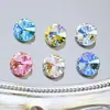 Dongzhou Crystal Flash Redondo Satélite Diamante Joyería Accesorios Pulsera Fondo Puntiagudo Color Diamante Vidrio Recubierto Diamante Venta al por Mayor
