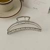 Moda Metal Pinza para el Cabello Grande Francesa Retro Aleación Baño Parte Trasera de la Cabeza Elegante Elegante Lujo Ligero Pinza de Tiburón