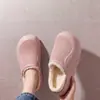 Ropa de Exterior para Otoño e Invierno Zapatillas de Algodón Impermeables Antideslizantes EVA para Hombre 2026 Nuevo Estilo Zapatos de Algodón Gruesos y Cálidos para el Hogar para Mujer